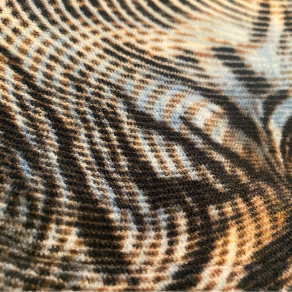 Trousers Etc. women's size 8 Multi animal print fine corduroy Mob Wife blazer - Picture 7 of 10